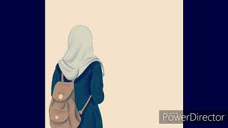 Story WA Ade jilbab biru