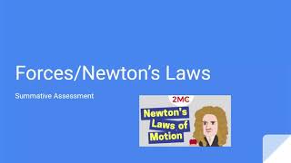 Forces/Newton’s Laws - Edpuzzle - Google Slides v-2