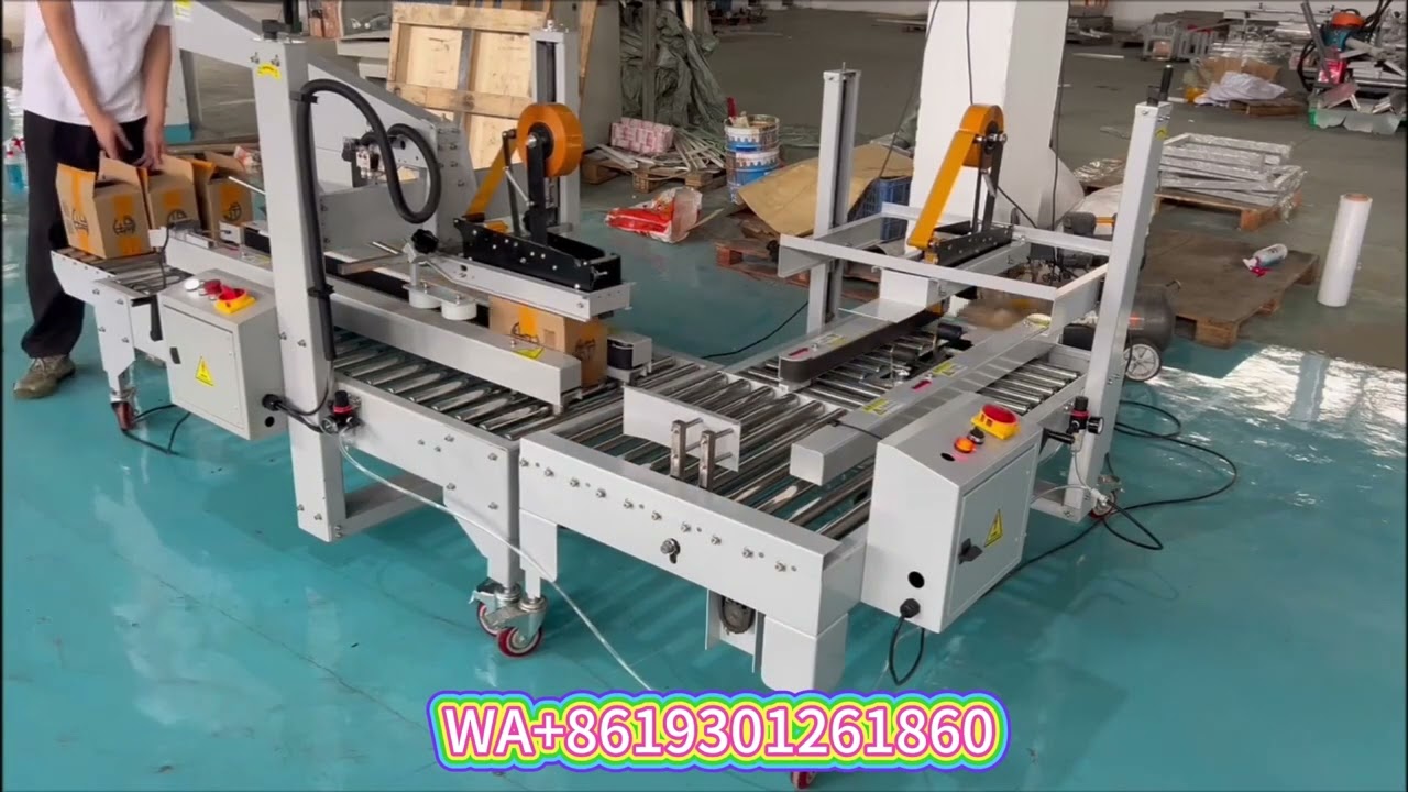 Cross carton sealing machine