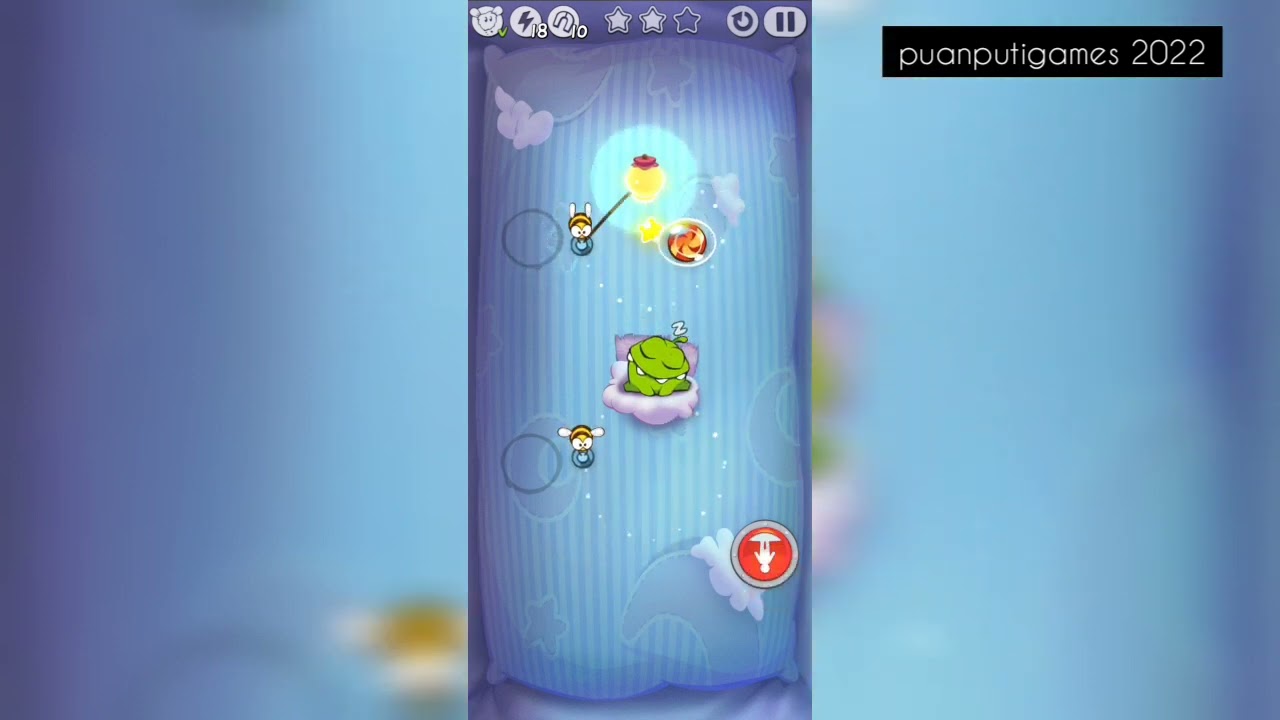 CUT THE ROPE - Level 17 - Season 3 - Pillow Box - Zeptolab - puanputigames
