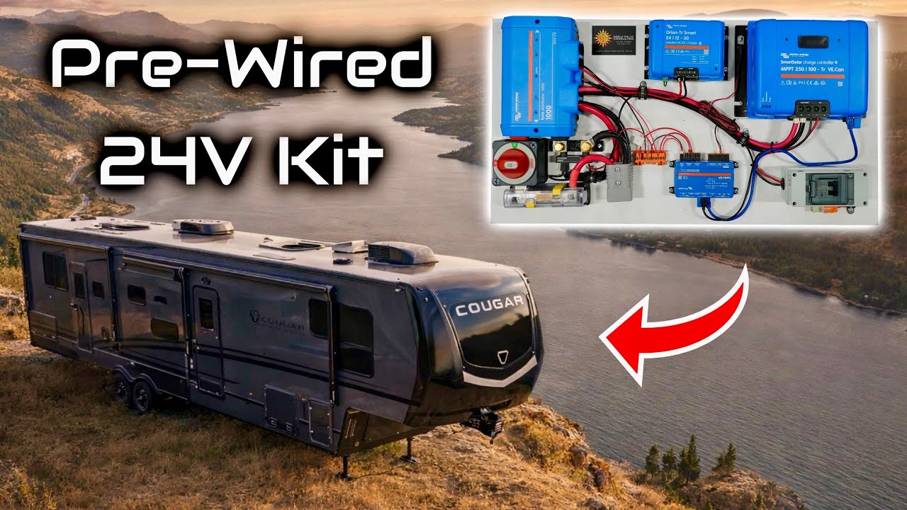 Victron Rooftop Rv Solar Setup CUSTOM 24V Pre-Wired Victron Solar RV Kit! - YouTube