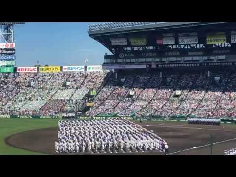 2016夏 第98回 全国高校野球選手権大会 「開会式」 選手宣誓 (アルプス席から)