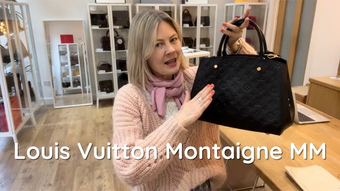 Louis Vuitton Marine Rouge Empreinte Montaigne MM, myGemma