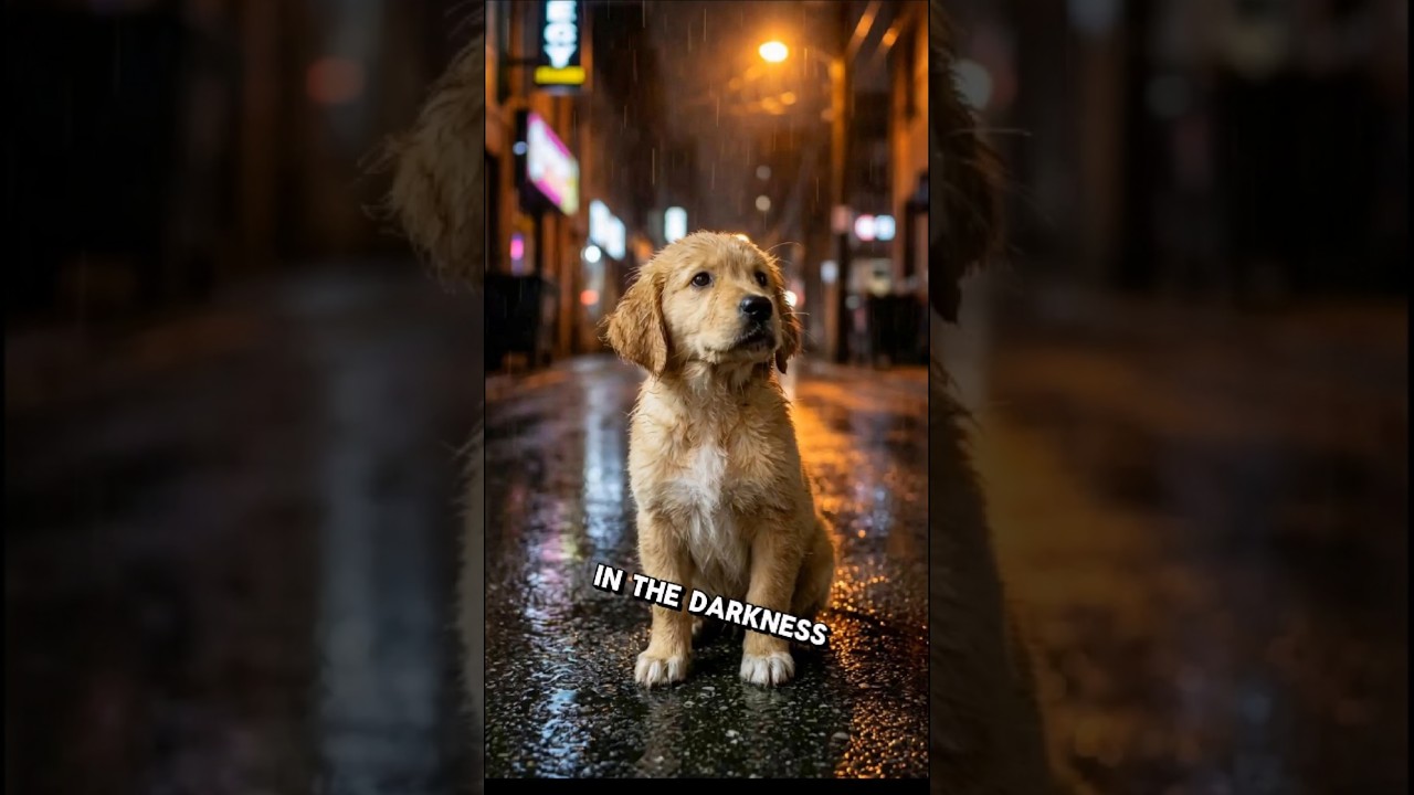 Puppy Left Alone in Rain Gets Second Chance 