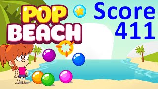 Pop Beach (Gamee) Score 411 screenshot 2