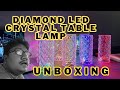 Unboxing! Diamond Led Crystal Table Lamp