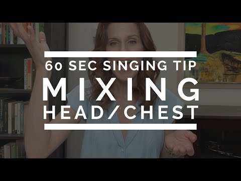 60 Second Singing Tip: Mixing Head & Chest Voice | Arden Kaywin Vocal Studio