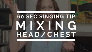 60 Second Singing Tip: Mixing Head & Chest Voice | Arden Kaywin Vocal Studio