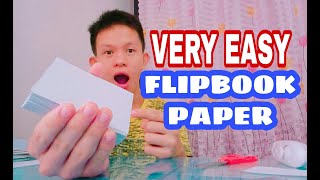 How to make DIY Flipbook Paper | VERY EASY!