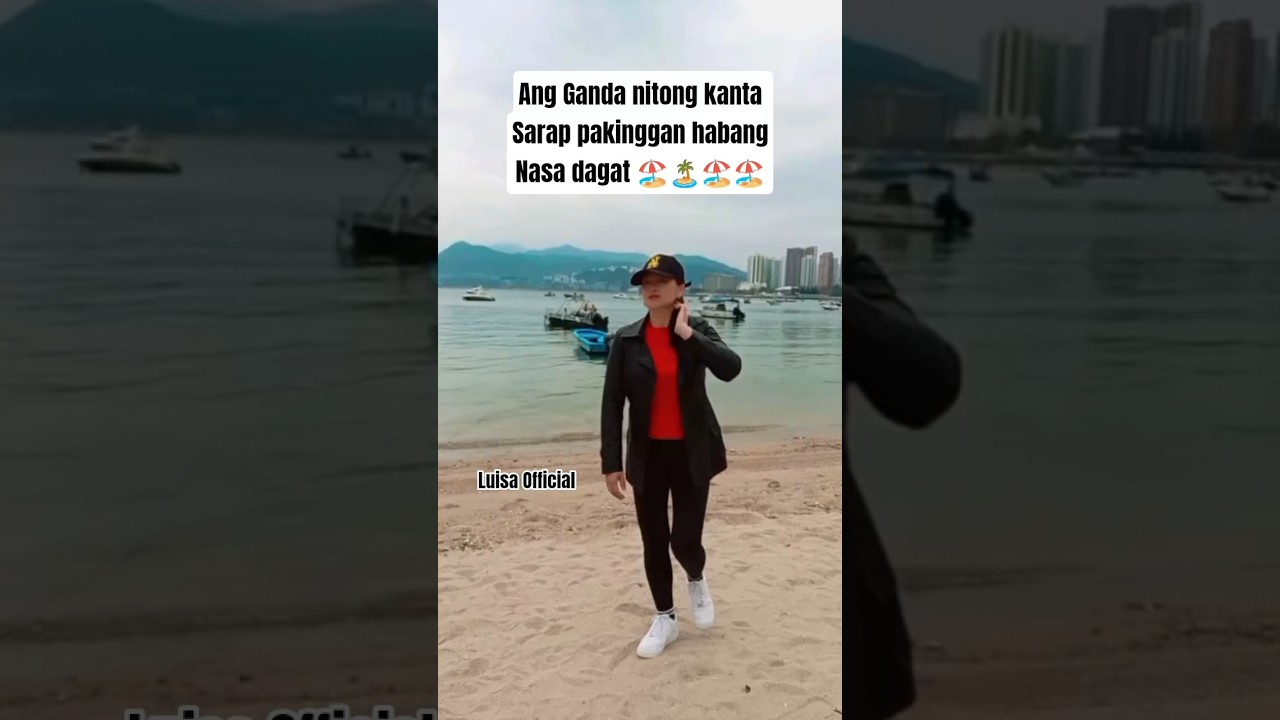 ANG SARAP PAKINGGAN HABANG NASA DAGAT 🏖️❤️🏝️ #shortvideo #beach #beachvibes