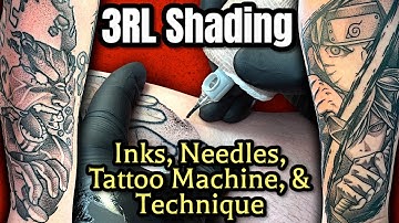 Shade With A 3RL ONLY - Tattoo Technique Explained