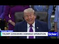 Trump signals return of naval mission amid Iran tensions