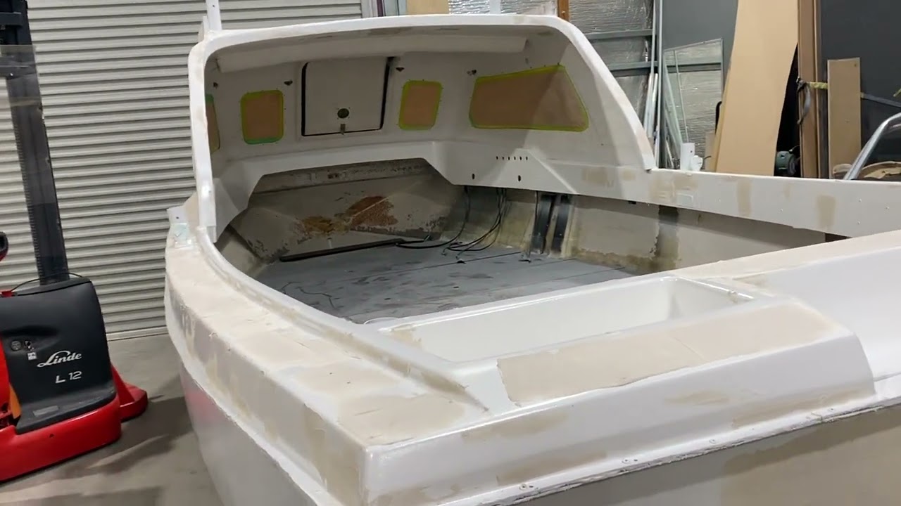 Video 43 solar power Boat parties and ready for final standing and trailer modifications suggestions