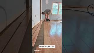 Solid Red Oak Hardwood 3 1/4'   #flooring #hardwood #lvt #lvtflooring #carpetinstallation #flooring