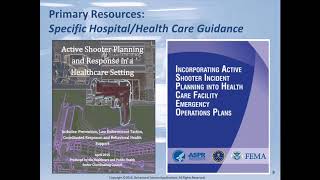Hospital Active Shooter Preparedness:  Fall 2017 Update