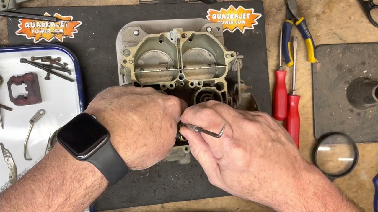 Quadrajet Power How to change jets and primary rods in Quadrajet Qjet