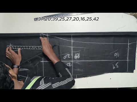 జెంట్స్ ప్యాంట్ కటింగ్ ✂️formal pant cutting easy front cutting & touching tailoring videos sr