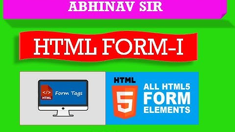 m2-r5 web designing & publishing | WDP-HTML-FORM(PART-1) | programmingpro