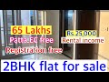 2BHK flat for sale north facing second floor low budget Sq.ft.882 UDS.442 car parking 65 Lakhs