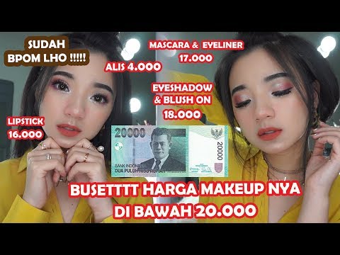 COBAIN SEMUA MAKEUP IMPLORA, HARGA DIBAWAH 20.000 (bahasa) || THEYOLANDA. 