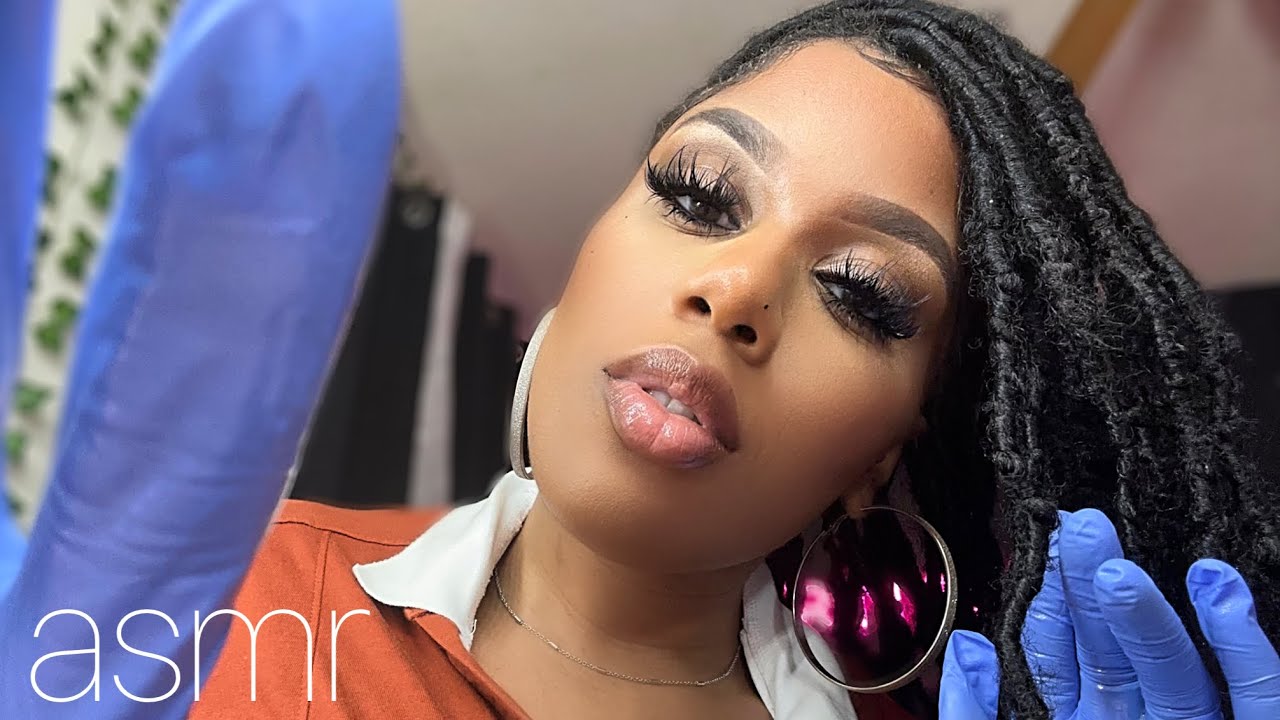 ASMR | 1 HOUR Face Massage w/ Oil & Latex Gloves (Comforting Personal Attention)