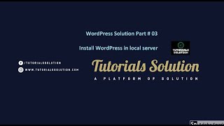 WordPress bangla tutorial part 03 | how to Install WordPress in Xampp