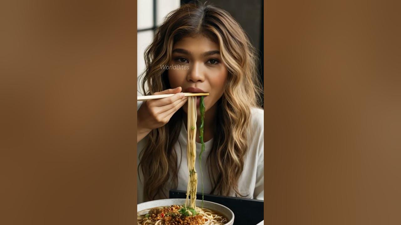 Ep. 25 Zendaya eating ramen. She loved it - YouTube