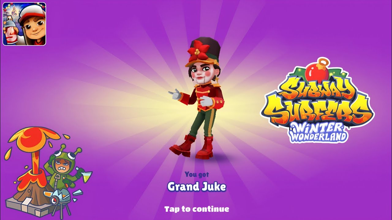 Subway Surfers Winter Wonderland 2024 : Get Grand Juke 🎺 by Completing Floor is Lava🌋 Challenge 2024