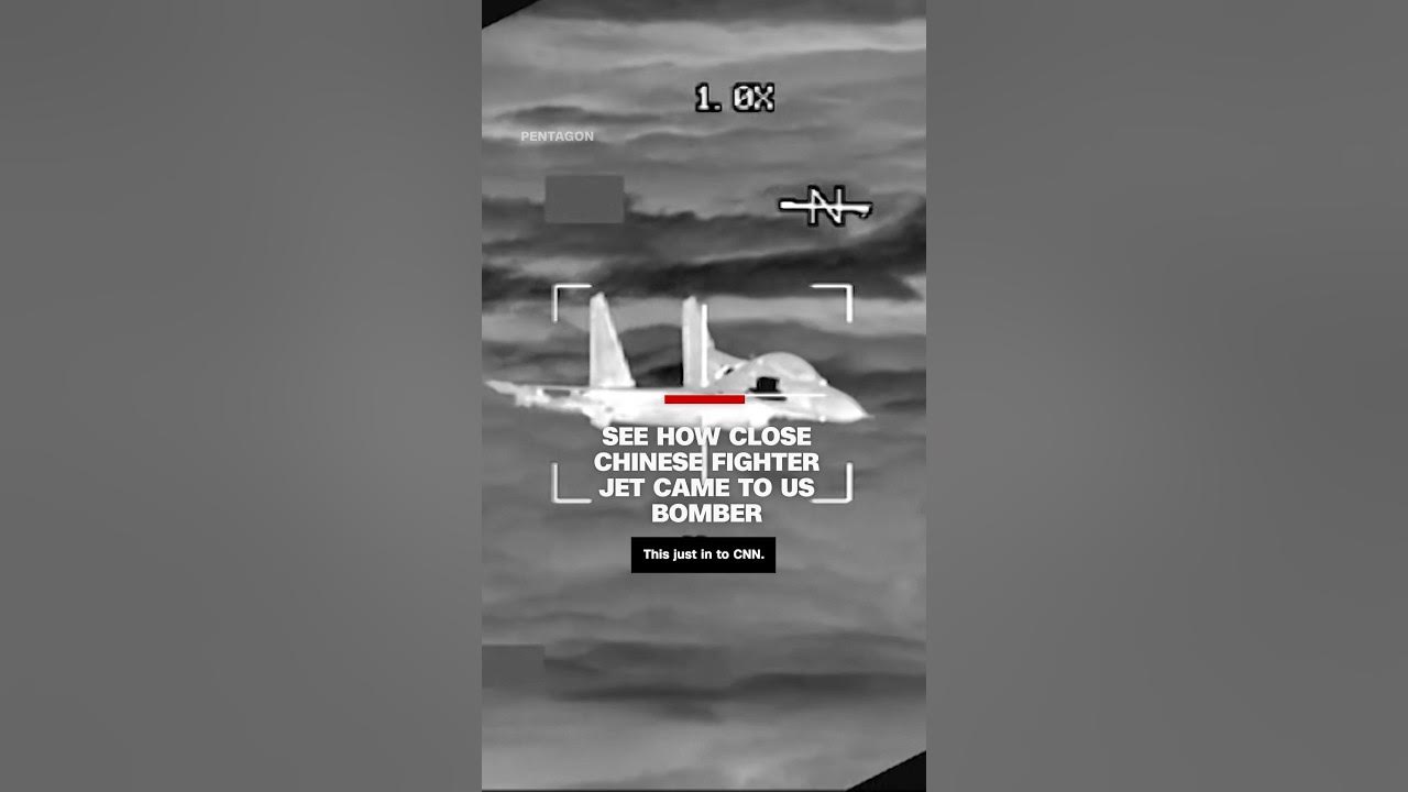 See how close Chinese fighter jet came to US bomber