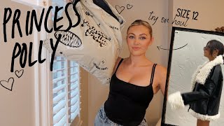 PRINCESS POLLY TRY ON HAUL | my winter essentials!!! SIZE 10/12