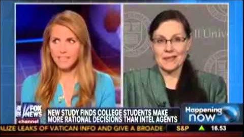 Valerie Reyna interview on Risk Taking on Fox News June 2013