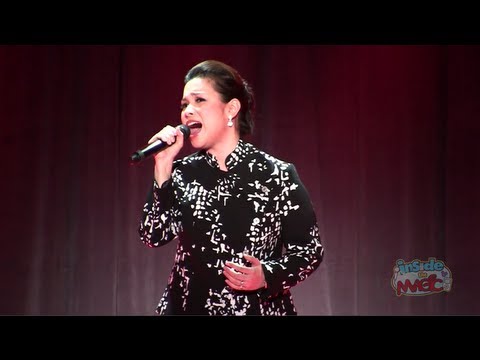 Lea Salonga (voice of Mulan) performs \