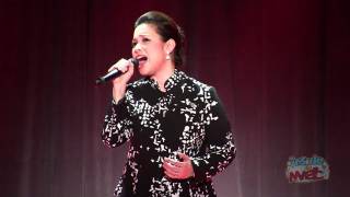 Lea Salonga (voice of Mulan) performs 'Reflection' at the 2011 D23 Expo