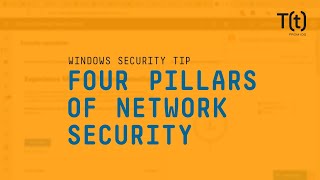 The four pillars of Windows network security