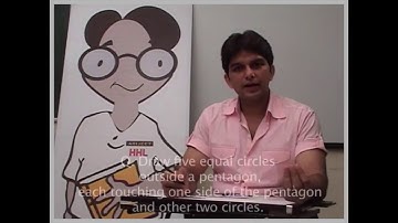 Geometry 12 ( Draw 3,4,5 and 6 equal circles outside the polygon)