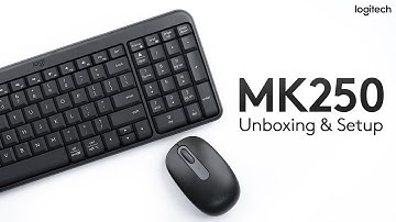 Logitech MK250 Unboxing and Setup