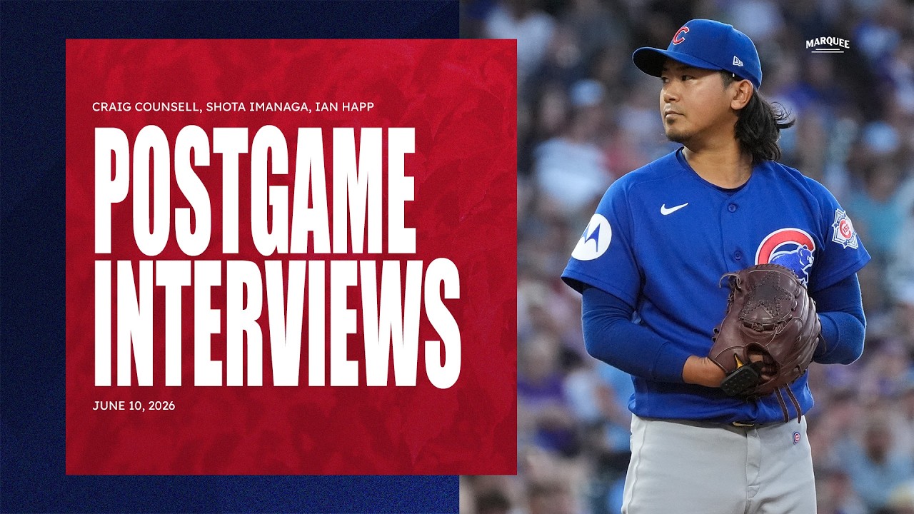 POSTGAME INTERVIEWS: Shota Imanaga, Ian Happ, Craig Counsell