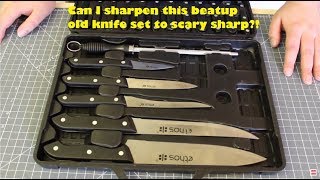 Can I Sharpen a knife set to scary sharp