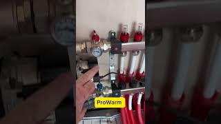 Underfloor Heating manifold, how underfloor heating system works ASHP low temperature ProWarm