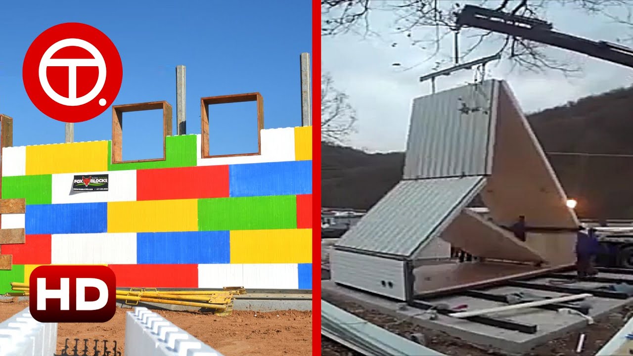 House Build Like Lego | Amazing Fast Construction System