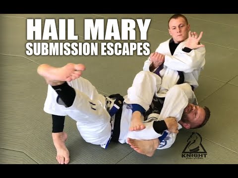 Jiu-Jitsu Escapes | Hail Mary Submission Escapes