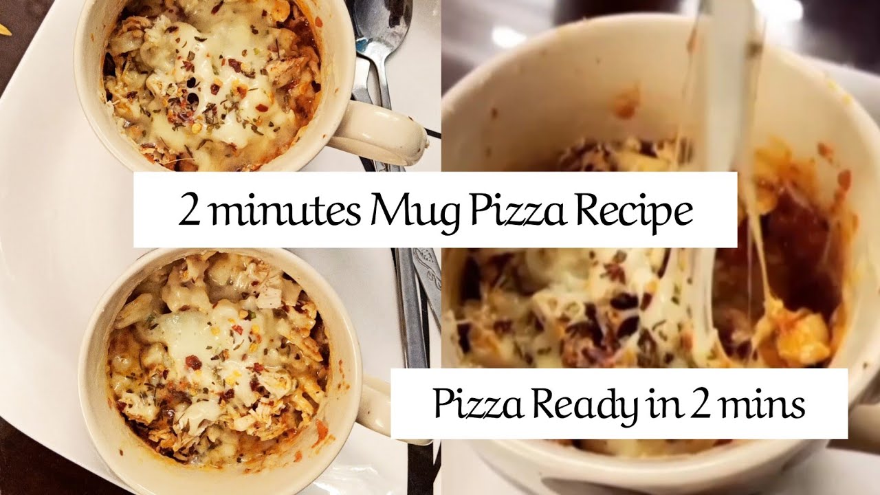 2 mins Mug Pizza | Pizza in 2 minutes