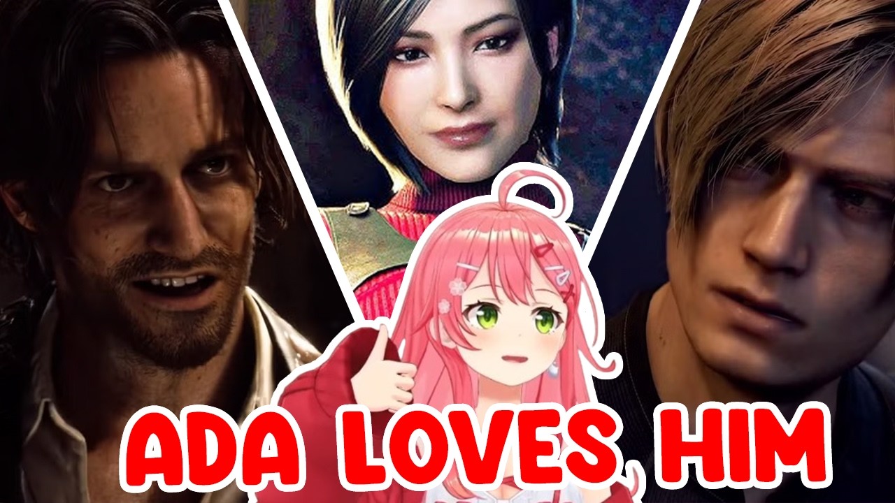 Miko Gets Interested in the Love Triangle Between Ada, Leon, and Luis in RE4