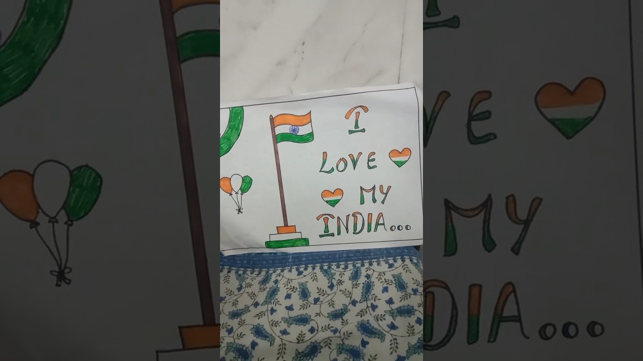 Republic day🇮🇳 3D drawing tutorial A step-by-step guide 