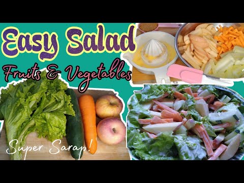 Video: Paano Gumawa Ng Isang Seafood Cocktail Salad Na May Mga Gulay