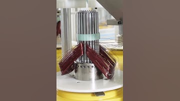 stator coil winding and inserting process/coil winder