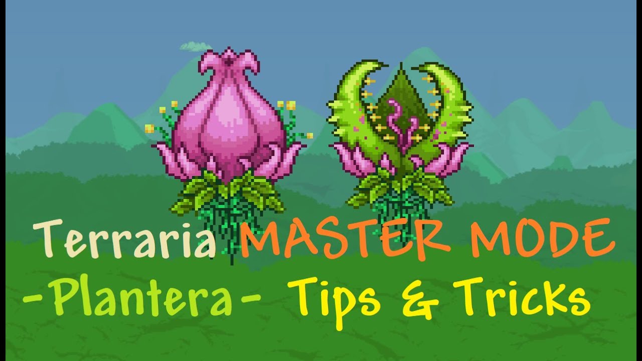 Terraria 1.4 Journey's End - How to defeat Master Mode Plantera - Tips ...