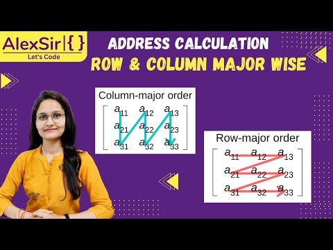 ARRAY MEMORY ADDRESS CALCULATION | CLASS 12 | BOARDS