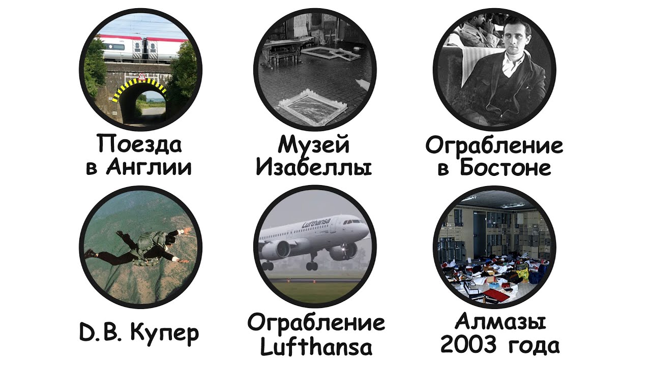 Крупнейшие успешные ограбления в истории