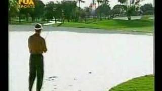 Steve Elkington 1997 Doral 14th Hole fairway Bunker shot